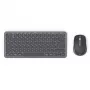 Conjunto de teclado e rato multi-dispositivo preto cinzento