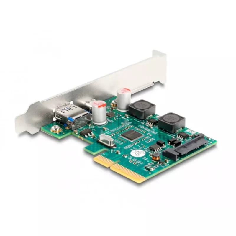 DeLOCK Placa PCI Express x4 1 x USB Type-C 1 x USB Type-A 10 Gbit/s
