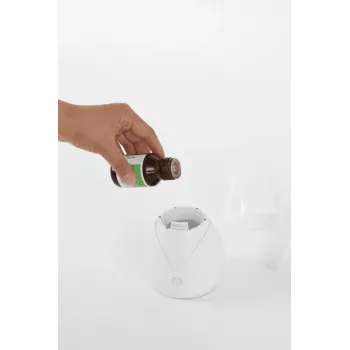 Difusor de aroma Stylies Luna branco — difusor ultrassónico, Ø 10 cm, A 215 mm, 6 W, 220 g