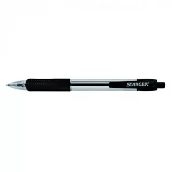 STANGER esferográfica 1.0 Softgrip retrátil, preto, 1 unid. 18000300039