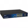 Switch PoE gerido de 10 portas ALLNET ALL-SG8610PMJ com 8 portas PoE+ e 2 portas uplink