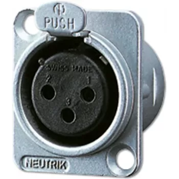 Conector de fio JUNG CXLR-D XLR prateado
