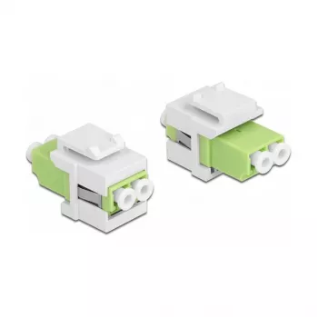 Módulo Keystone LC Duplex conector fêmea para LC Duplex conector fêmea DeLOCK 86816
