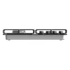 Placa de fogão Gorenje GW642AB gás número de queimadores/zonas de cozinhar 4 botões rotativos preto