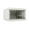 Armário rack de parede Extralink 6U 600x600 AZH cinzento montagem na parede, tipo basculante