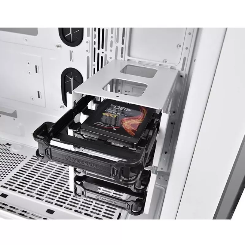 Caixa View 71 Riing Tempered Glass E-ATX Full Tower - Snow Edition