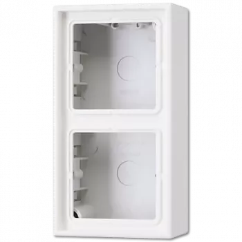 Tampa para interruptor/tomada de superfície JUNG LS 582 A WW — Branco, Duroplástico, 81×47×152 mm