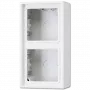 Tampa para interruptor/tomada de superfície JUNG LS 582 A WW — Branco, Duroplástico, 81×47×152 mm