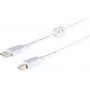 Cabo USB-A para B ShiverPeaks 77022-WF High Speed USB 2.0, transmissão de dados e energia