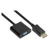 Adaptador DisplayPort macho para VGA fêmea, 1920*1200 @60Hz, contactos banhados a ouro, aprox. 20cm, Good Conn (DP-AD11)