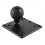 Placa VESA RAM Mounts (120,7 x 120,7 mm) com esfera D (2,25 polegadas), furação 75x75 e 100x100 mm (RAM-D-246U)