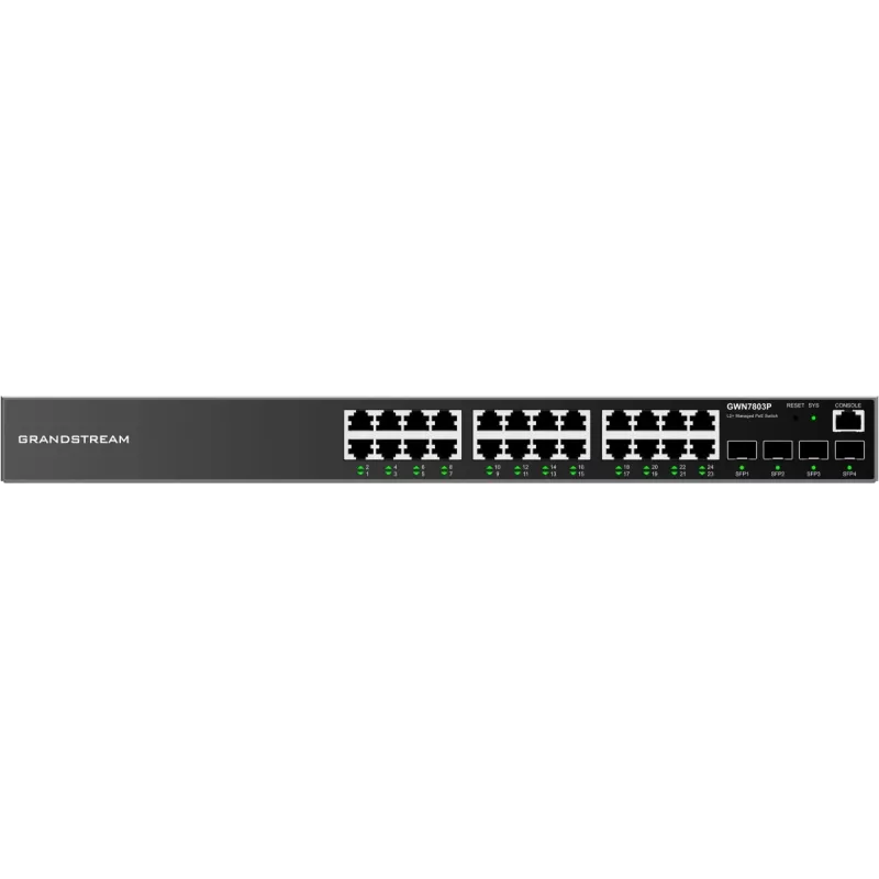 Switch Gigabit Ethernet Managed L2+ Grandstream GWN7803P
