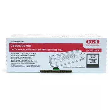 OKI toner preto 6000 páginas para C5600 C5700