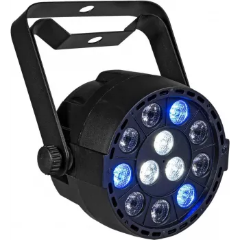 Projetor LED Par EUROLITE AKKU Mini PARty RGBW Spot MK2 — alimentado por bateria, mistura de cores RGBW