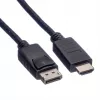 ROTRONIC-SECOMP Roline Green - Cabo adaptador - DisplayPort macho com encaixe para HDMI macho