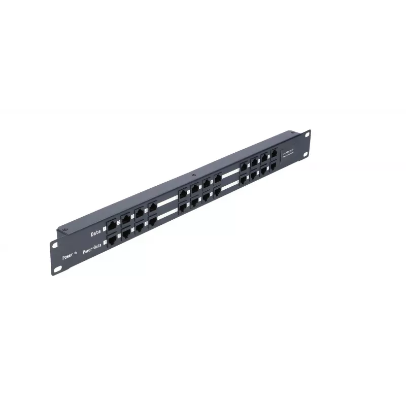 Injetor PoE Extralink 12 portas 12x 100Mb/s RJ45, Rackmount