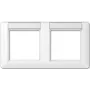 Placa de parede JUNG AS 5820 NA WW branco, duroplástico, 151,5×80,5 mm
