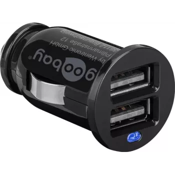 Wentronic 44177 - Adaptador para isqueiro de automóvel - MP3 - telemóvel - smartphone - tablet - contacto - CE - WEEE - preto (44177)