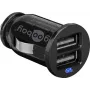 Wentronic 44177 - Adaptador para isqueiro de automóvel - MP3 - telemóvel - smartphone - tablet - contacto - CE - WEEE - preto (44177)