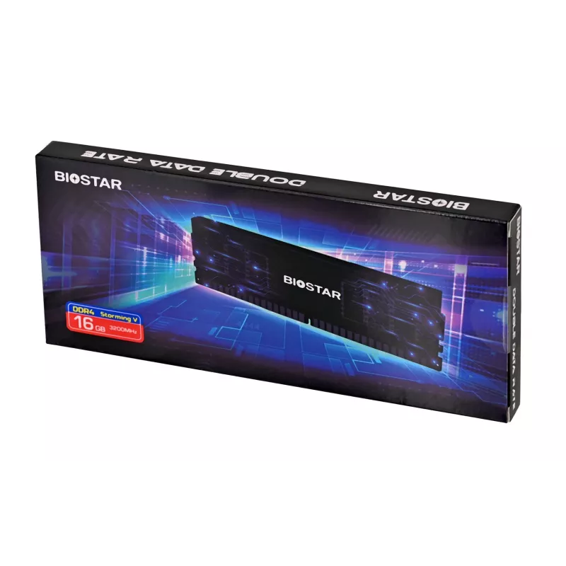 RAM DDR4 para desktop BIOSTAR 16GB 3200MHz com dissipador (modelo DO32NU4H16)