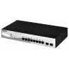 D-Link DGS-1210-08P/E Managed L2 Gigabit Ethernet (10/100/1000) Power over Ethernet (PoE) preto