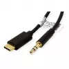 Adaptador ROLINE USB-C para ficha jack - USB-C macho reversível para mini jack estéreo macho