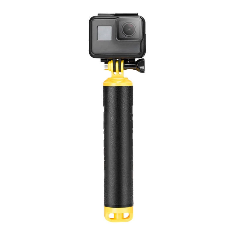 Pega flutuante de borracha para câmaras de ação e desporto Telesin GP-MNP-300-YL, amarelo