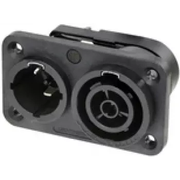 Neutrik NAC3PX-TOP - CuSn0.2 - preto - cobre - poliamida - aço inoxidável - cobre - liga de cobre - 2,5 mm² (NAC3PX-TOP)