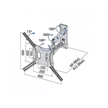 Suporte de parede para TV TB TB-254E até 60