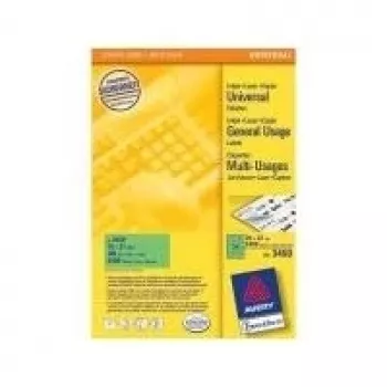 Etiquetas autocolantes Avery Universal 70x37mm verde
