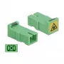 Acoplador de fibra ótica DeLOCK 85925 SC simplex fêmea para SC simplex fêmea