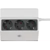 Brennenstuhl 1150070, 3 m, 3 saídas AC, interior, IP20, antracite, branco, 16 A