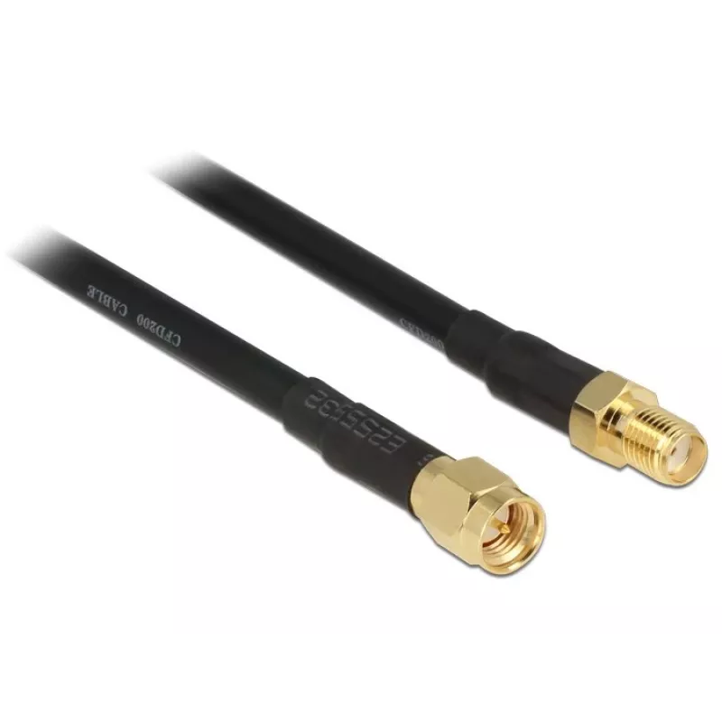 Cabo coaxial DeLOCK 15m CFD200 SMA