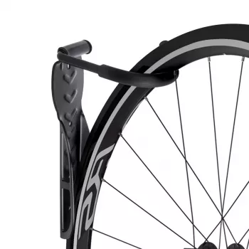 Suporte de bicicleta de parede MACLEAN MC-432, suporte vertical para bicicleta, largura ajustável, carga máx. 30 kg, preto