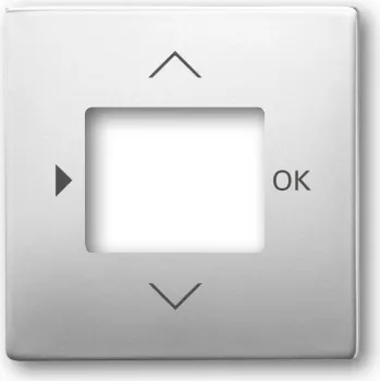 Busch Jaeger 6430-0-0344 Placa de parede/tampa para interruptor aço inoxidável (6430-0-0344)