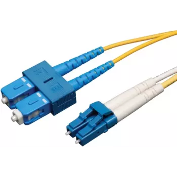 Cabo de rede de fibra ótica monomodo duplex Eaton Tripp Lite Series 9/125 (LC/SC), 3 m (10 ft.) - cabo de rede - LC monomodo (M) para SC monomodo (M) - 3 m - fibra ótica - duplex - 9/125