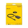 Comutador HDMI DeLOCK 2 x HDMI entrada para 1 x HDMI saída 8K 60 Hz cabo integrado 50 cm