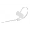 Abraçadeiras com campo de identificação (transversal) - comprimento 100 mm - largura 2,5 mm
