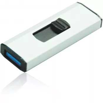 MediaRange - Pen USB - 256 GB - USB 3.0 - Preto, Prateado (MR919)