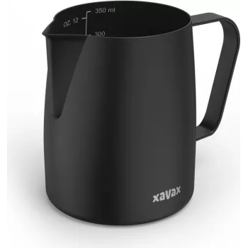 Xavax 00111260 jarro de leite e natas 350 ml aço inoxidável preto (00111260)