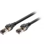 Digitus DK-1843-005 CAT 8.1 S/FTP cabo de rede 0,5 m, preto