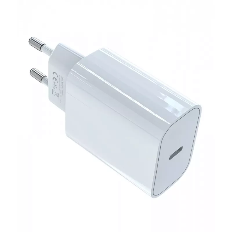 Carregador universal USB C 20W Power Delivery Branco