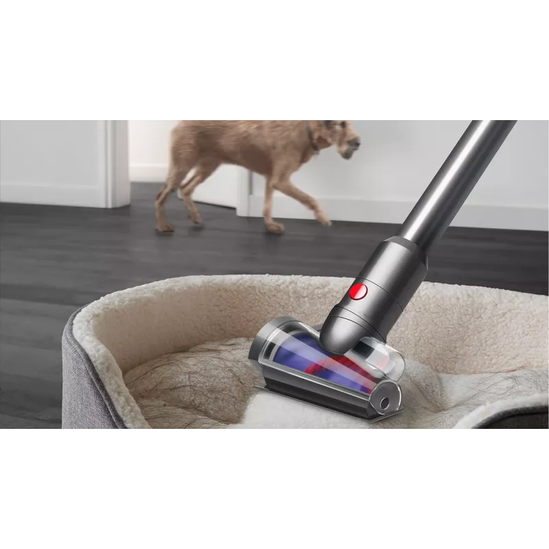 Aspirador vertical com bateria Dyson V12 Submarine 3-em-1 seco e húmido HEPA sem saco 0,35 L níquel, amarelo