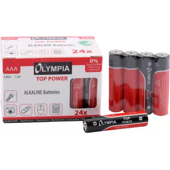 Pilha doméstica AAA Alcalina Olympia 40180