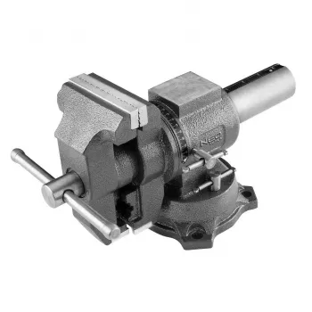Torno de serralheiro orientável NEO tools 100 mm 360° – torno de bancada para serralharia, modelo 35-030