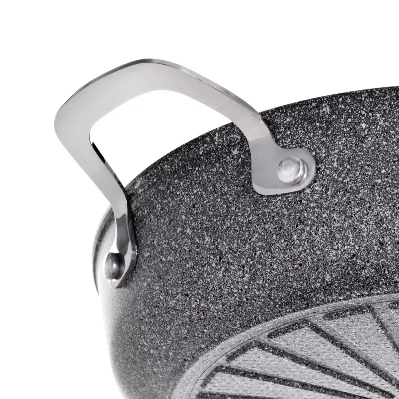 Frigideira de indução com 2 pegas BALLARINI Salina Granitium 24 cm 75002-811-0