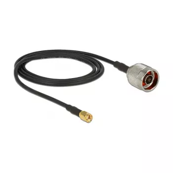 Cabo coaxial DeLOCK 88938 CFD200 1 m RP-SMA