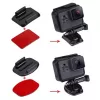 Conjunto de autocolantes e fixações Puluz para Osmo Action e GoPro — suportes adesivos e acessórios de fixação