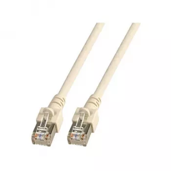 Cabo de rede RJ45 Cat.5e SF/UTP PVC CCA cinzento 1m EFB-Elektronik (K5455.1)