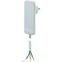 Bachmann H05VV-F 3G - cabo de alimentação - 1,5 m - plano - branco